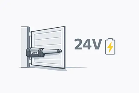 Motores batientes 24V