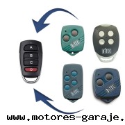 Mando de Garaje Ditec BIXLS2, BIXLP2, BIXLG4 y GOL4