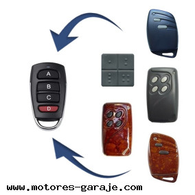 Mando de garaje GIBIDI DOMINO y GIBIDI AU