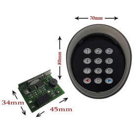 Teclado control acceso con receptor enchufable