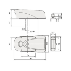 electrocerradura cisa sin pulsador