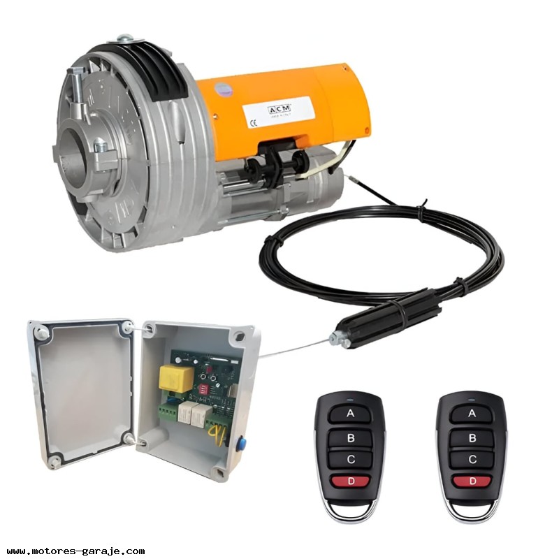 Kit motor puerta garaje enrollable ACM Titan 170kg