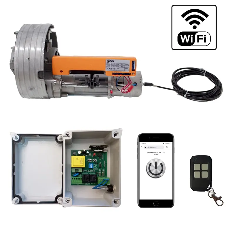 kit motor puerta enrollable wifi 180kg kit motor puerta enrollable wifi 180kg