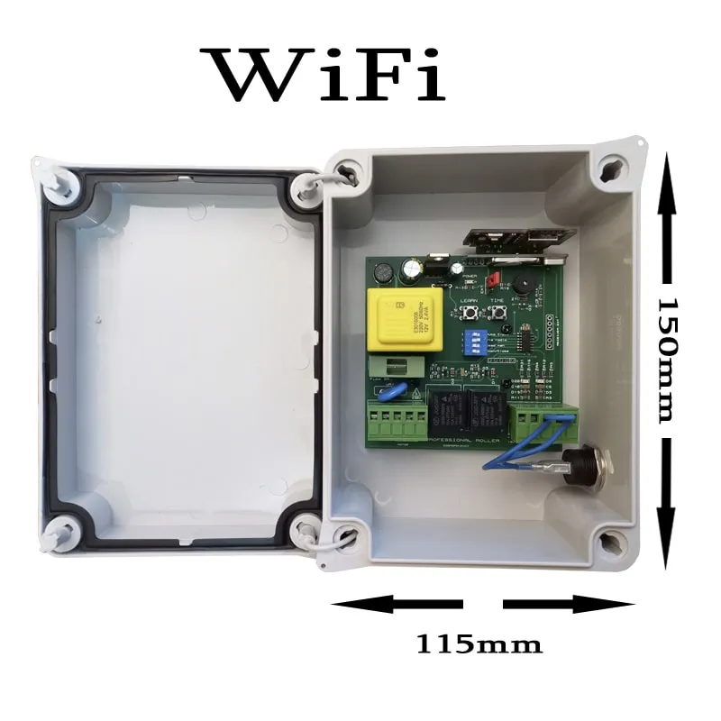 Kit motor puerta enrollable WiFi y mando Kit motor puerta enrollable WiFi y mando