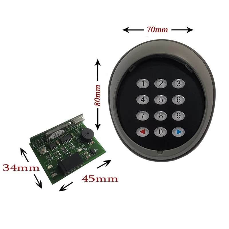 Teclado control acceso por contraseña Teclado control acceso por contraseña